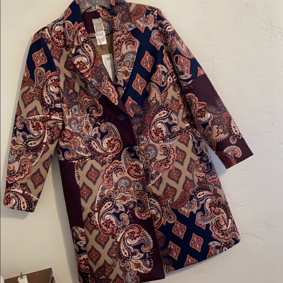 Chico’s Drama Coat Jacket - Picture 2 of 9